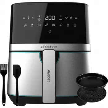 CECOTEC Cecofry Full Inox Pro 5500 Pro heteluchtfriteuse met accessoires