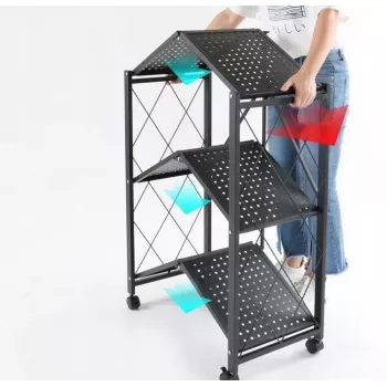 Topeshop opbergrek FS005 tuingereedschap-opbergrek vrijstaand verzinkt staal