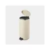 Brabantia NewIcon 30 L ronde beige afvalemmer
