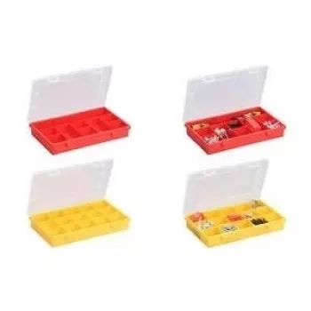 Opbergbox allit EuroPlus Basic 29/9 rood polypropyleen slagvast