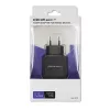 AC indoor oplader QOLTEC 50186 voor smartphone en tablet, 5 V 3.4 A, 17 W, 2× USB, zwart