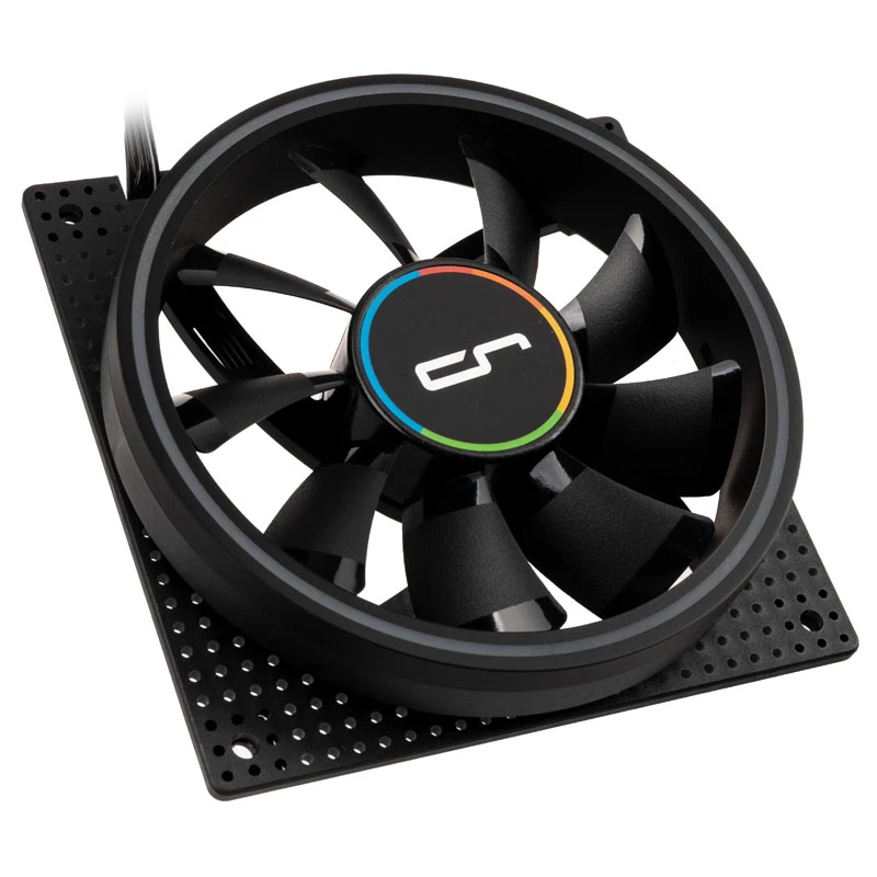 Cryorig Crona S CR-XRS3 PWM ARGB behuizingsventilator (3 st.), 120 mm, zwart