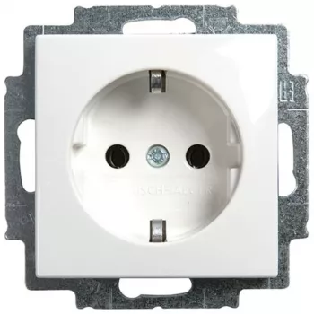 BUSCH JAEGER BJ 20 EUC-914 BULK bulkverpakking 100 stuks SCHUKO® stopcontactinzetstukken Busch-balanc