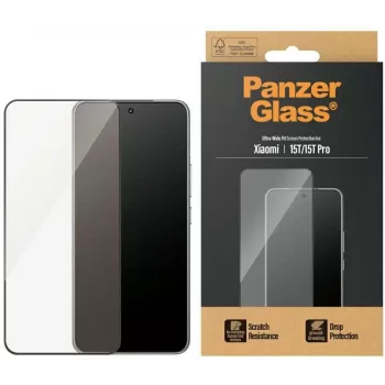 PanzerGlass beeldschermbeschermfolie | Xiaomi | 15T/15T Pro | Transparant | Ultra-Wide Fit