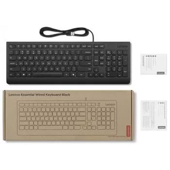 LENOVO Essential bedraad toetsenbord AI Litouws (LT)