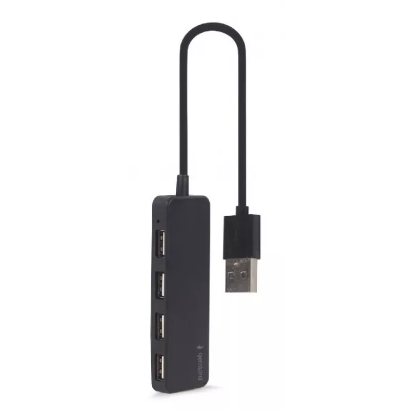 USB 2.0 hub Gembird UHB-U2P4-06 — 4 poorten, compacte USB-uitbreiding