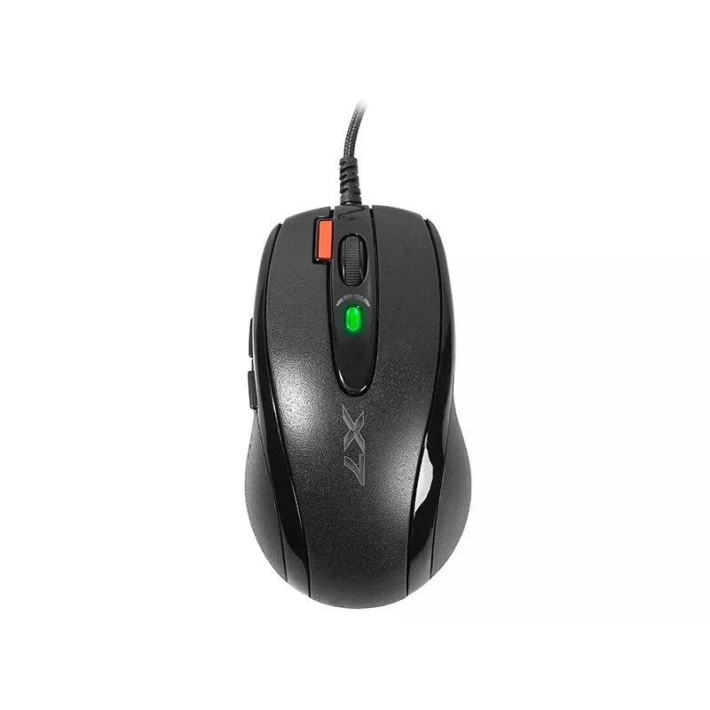 Gaming-muis A4Tech X-7120 USB Type-A ambidexter 2000 DPI, 3 ms, bedraad, zwart