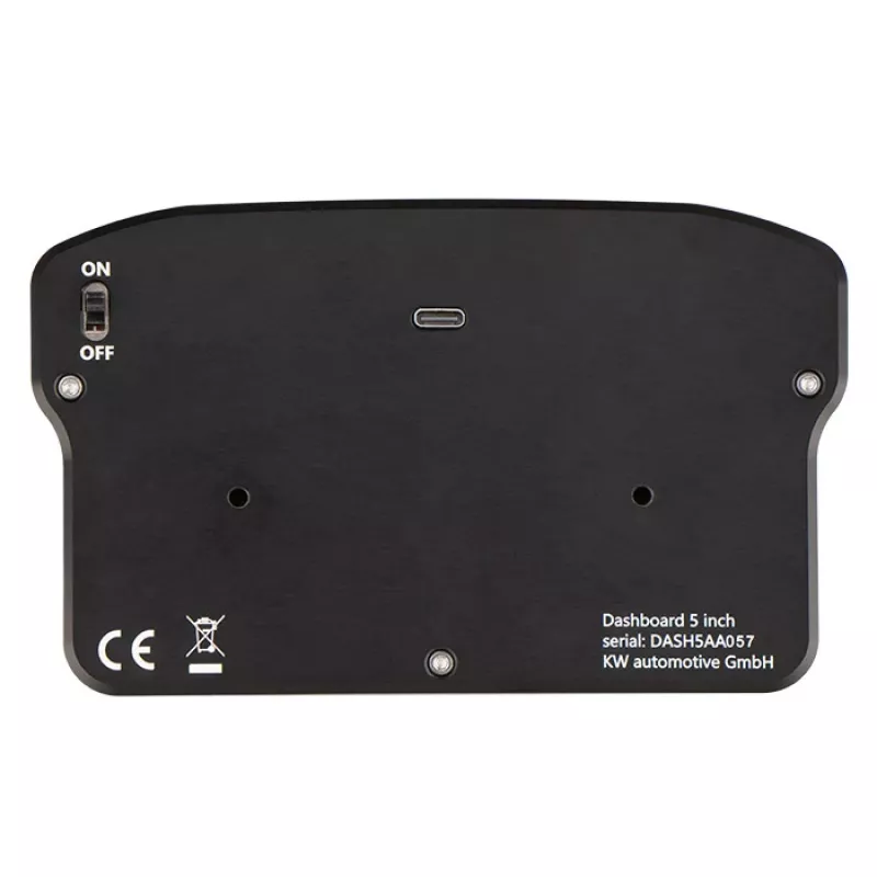 Stuurwiel-dashboardpaneel Ascher Racing 5 inch model 76080029 voor sim-racing-displays