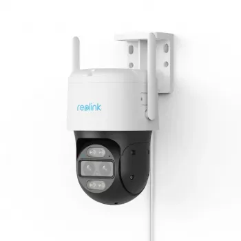 IP-beveiligingscamera Reolink TrackMix Series G765 HD — 4 MP, 2560×1440, 6x optische zoom, gemotoriseerde AF, nachtzicht 30 m, PoE/DC, 5100 mAh batterij, dome, voor buiten
