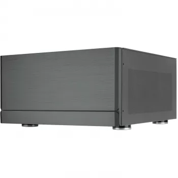 SilverStone Crown 04 pc-behuizing SST-CW04TB — HTPC-formaat, SSI-EEB-ondersteuning, donkergrijs