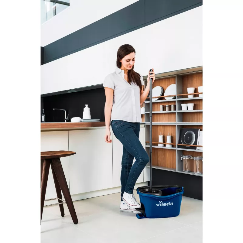 Bodemwisser VILEDA TurEasyWring & Clean Box 167756 met emmer en wringer