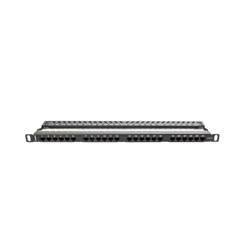 Lanberg PPU6-0024-B patchpaneel 0,5HE