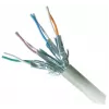 Netwerkkabel GEMBIRD Cat6a RJ-45 naar RJ-45 S/FTP 10 m LSZH, massief koper, grijs