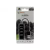 Sbox H-204 USB 4-poorts hub zwart