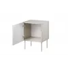 Nachtkastje Cama Meble ISLA 44,5x40x59 cm cashmere mat, MDF & spaanplaat, set van 2