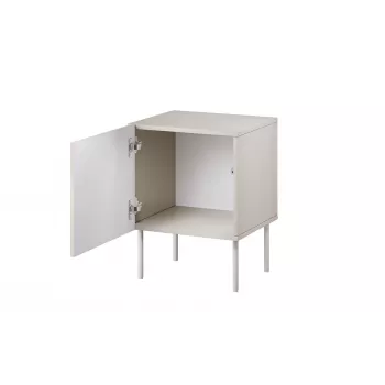 Nachtkastje Cama Meble ISLA 44,5x40x59 cm cashmere mat, MDF & spaanplaat, set van 2
