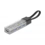 DELOCK USB 3.2 Gen 1 (3.1 Gen 1) 4-poorts hub met Type-A + Type-C host (5000 Mbit/s) zwart/transparant