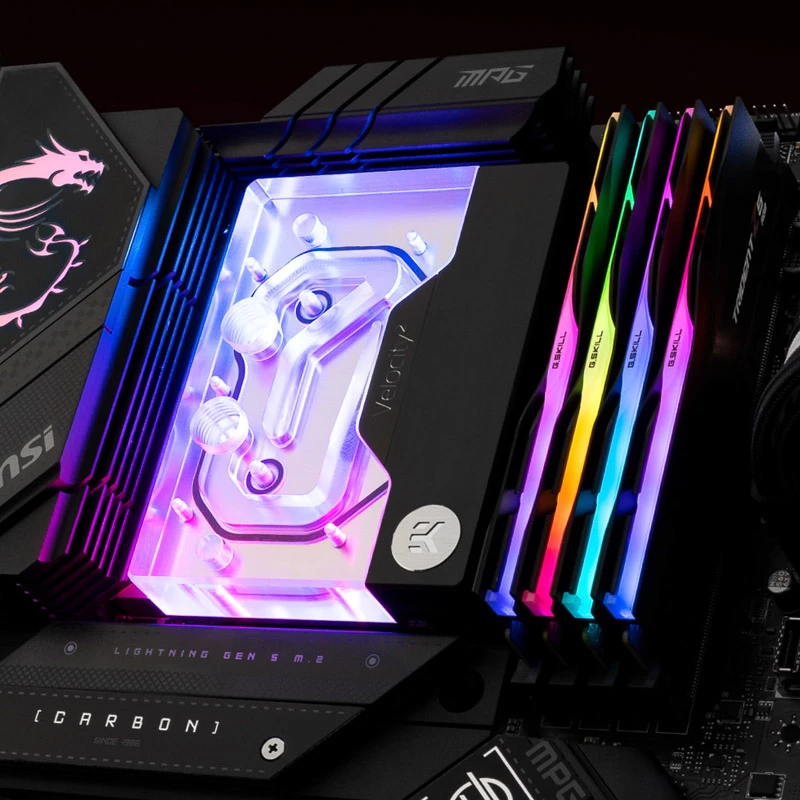 EK Waterblocks EK-Quantum Velocity2 D-RGB - AM5, nikkel + acryl