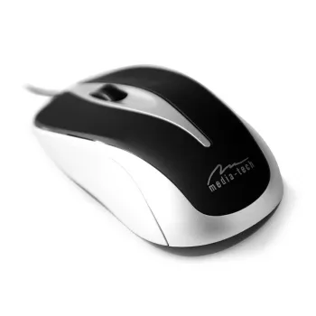 Media-Tech Plano USB optisch (zilver)