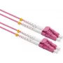 VALUE glasvezelkabel 50/125µm OM4 - LC/LC - low-loss-stekker - violet - 7 m