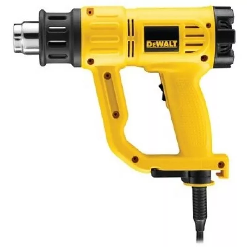 Heteluchtpistool DeWalt D26411 — 1800 W, pistoolgreep, max. 600 °C, 450 l/min luchtstroom, geel
