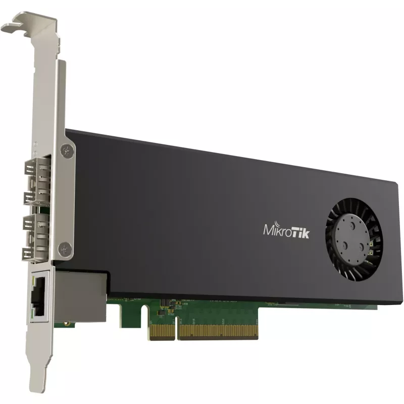 Netwerk-router-accessoirekaart PCIE/CCR2004-1G-2XS-PCIE Mikrotik