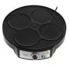 Adler AD 3093 2-in-1 dubbelzijdige elektrische crêpemaker, 1600 W, zwart