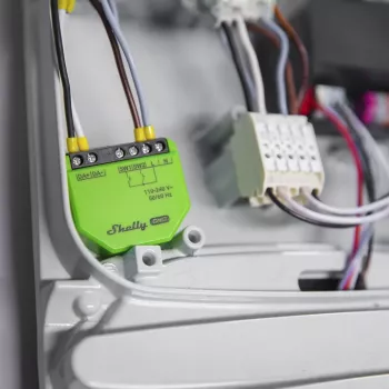 Dimmer Shelly DALI Gen3 met 0–10V-ondersteuning, Shelly – draadloos, 110–240V, zwart kunststof