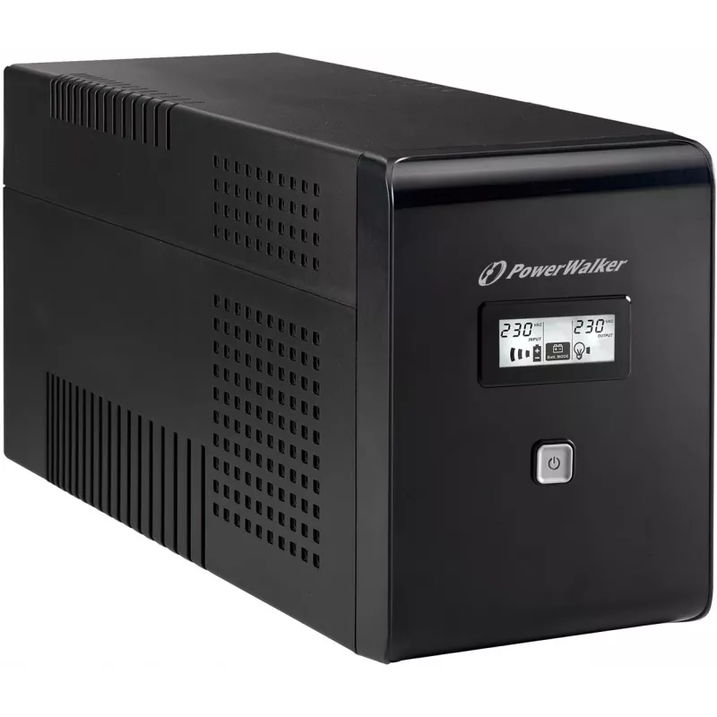 PowerWalker VI 2000 LCD 2 kVA 1200 W 2 AC-uitgangen
