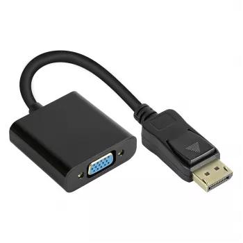 Adapter DisplayPort stekker naar VGA bus, 1920*1200 @60Hz, vergulde contacten, ca. 20cm, Good Conn (DP-AD11)