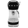SMEG 50's Style ECF02BLEU espressomachine, 15 bar, zwart