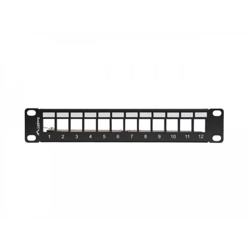 Patchpanel LANBERG PPKS-9212-B 12-poorts 1U 10 inch FTP