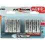 Wegwerpbatterij Ansmann 4+4 lithium AA