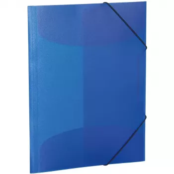 Ordner polypropyleen (PP) HERMA 19507 A4 blauw doorschijnend