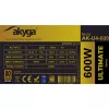 Akyga Ultimate AK-U4-600 ATX-voeding 600 W, 80 PLUS Bronze, actieve PFC, 120mm-ventilator