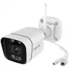Foscam V8P Wi-Fi bewakingscamera wit 8MP (3840x2160), dual-band wlan, ingebouwde schijnwerper en alarmsirene (V8P-W)