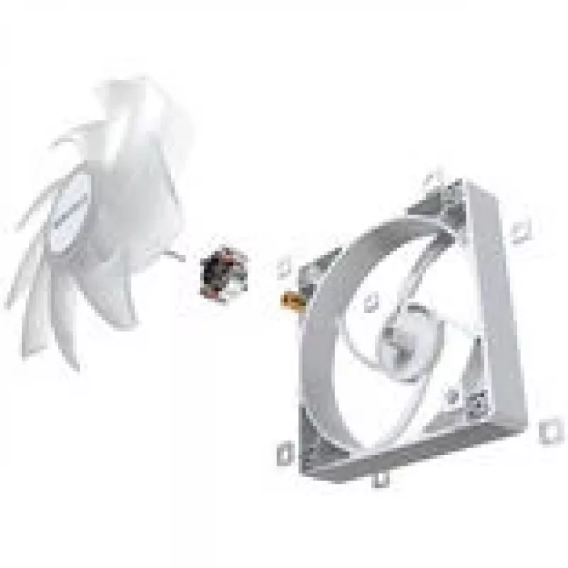Koelventilator Montech GF120 PWM ARGB 120 mm wit, PWM-regeling, ARGB-verlichting