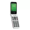Feature-Phone Doro Leva E22 Klaptelefoon, 2,8 inch (7,11 cm) display, Single SIM, 0,3 MP camera, 1150 mAh, 127,8 g, rood/wit