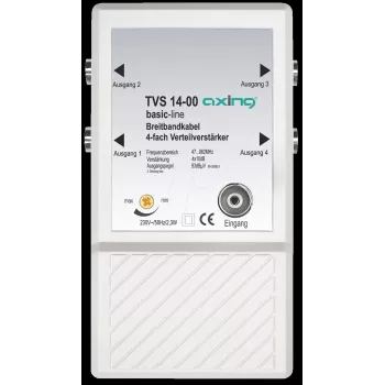 TV-signaalversterker Axing TVS014001 IEC-aansluiting AC-voeding 3W