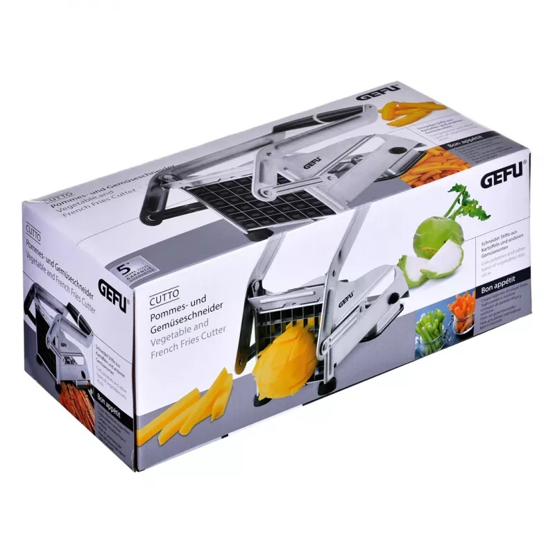GEFU G-13750 handmatige chipssnijder, roestvrij staal