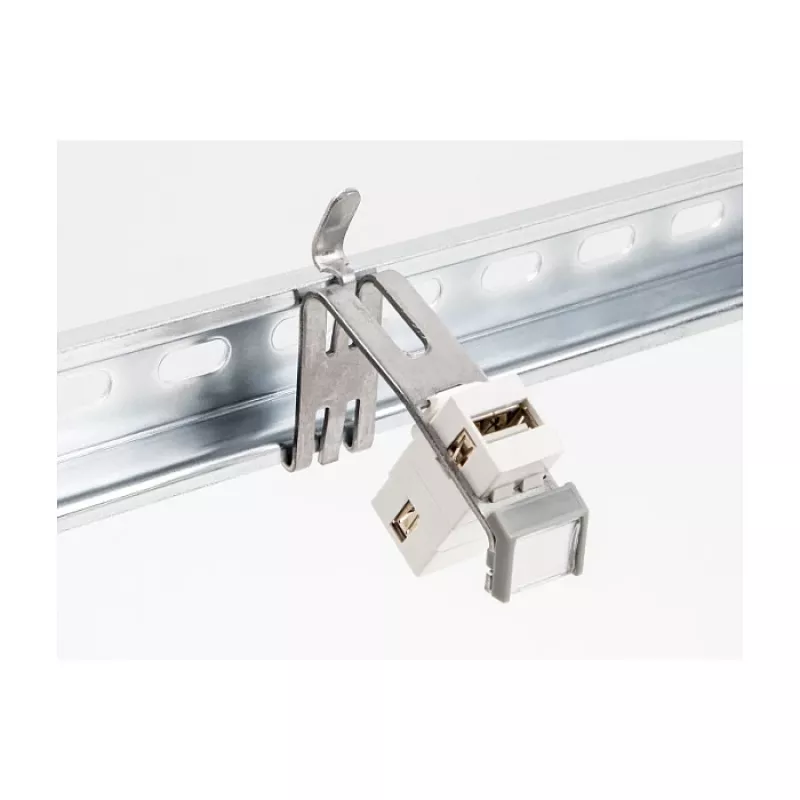 DeLOCK Keystone-module 66477 kunststof roestvrij staal 52,4 mm 60,7 mm 17,7 mm