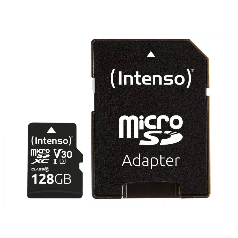 GEHEUGEN MICRO SDXC 128GB C10/W/ADAPTER 3433491 INTENSO