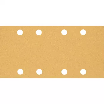 Schuurbladen Bosch 93x186 mm K80, 50 stuks, 8-gats, voor hout en lak (Expert)