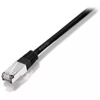 Equip Cat.5e SF/UTP crossover patchkabel, 1 m, 1 m, Cat5e, SF/UTP (S-FTP), RJ-45, RJ-45, zwart