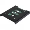 Montageframe ultron intern 1x2.5 SSD/HDD metaal zwart (377213)