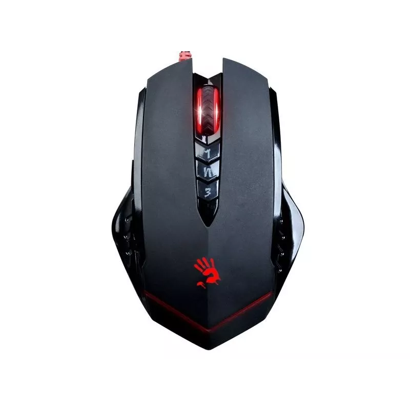 Gaming-muis A4Tech Bloody V8m — 3200 DPI, 8 knoppen, V-Track optisch, USB Type-A, zwart