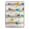 Play Foam Mat milly mally model 4688 — opgerolde schuimmat met beren- en walvisprint
