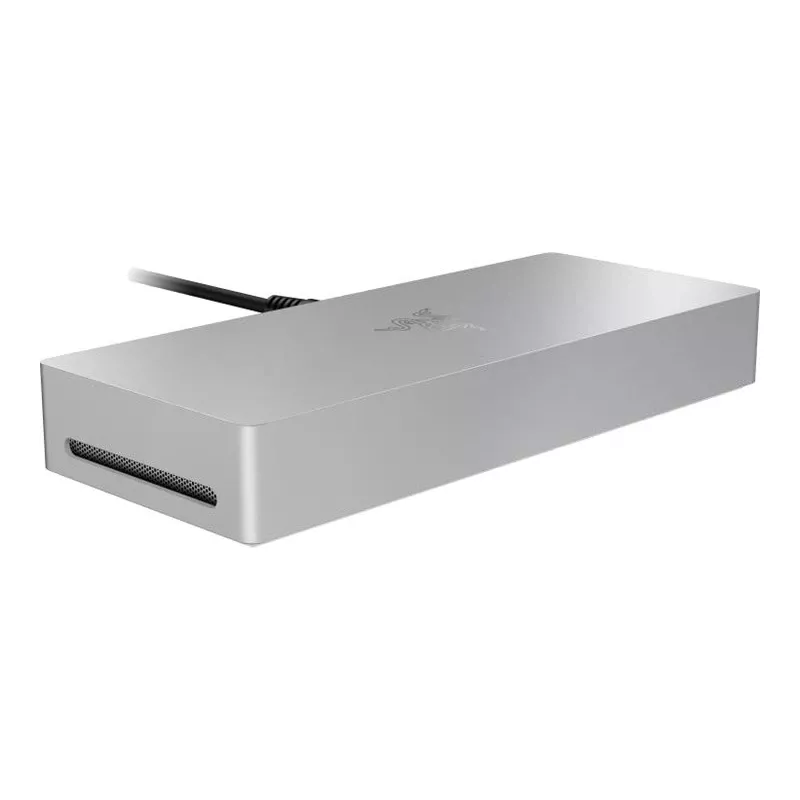 Razer Thunderbolt 5 Dock Mercury White — 4 USB-aansluitingen, 1 HDMI