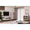 KAMARO 2D smalle commode, kasjmierkleur