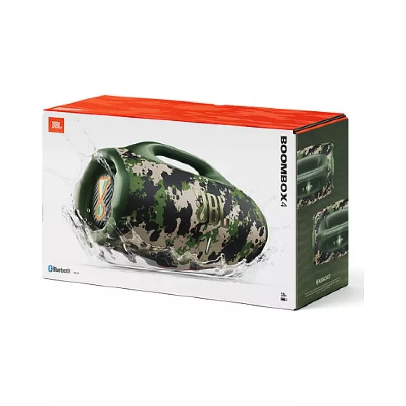 Partyluidspreker JBL Boombox 4 camouflage 180 W draadloos Bluetooth